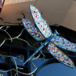 DRAGONFLY 6 ft WINGSPAN STEEL WITH TILE WINGS